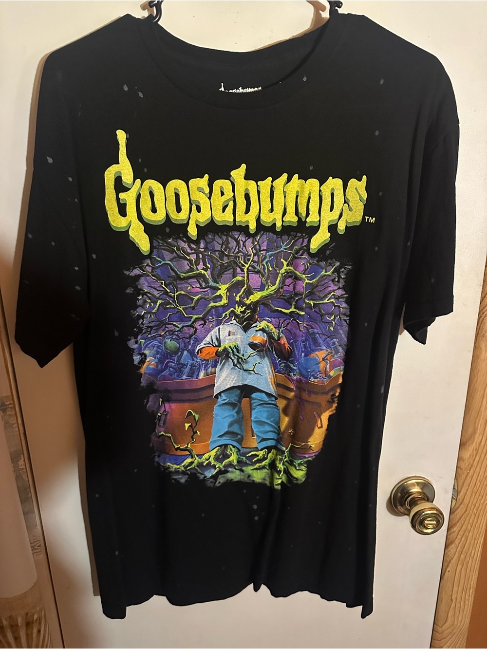 Scholastic Black Goosebumps Logo Tee